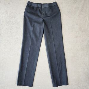Amber Sun Size 4 Gray Aubry Fit Dress Slacks office wear Flat Front Trousers EUC